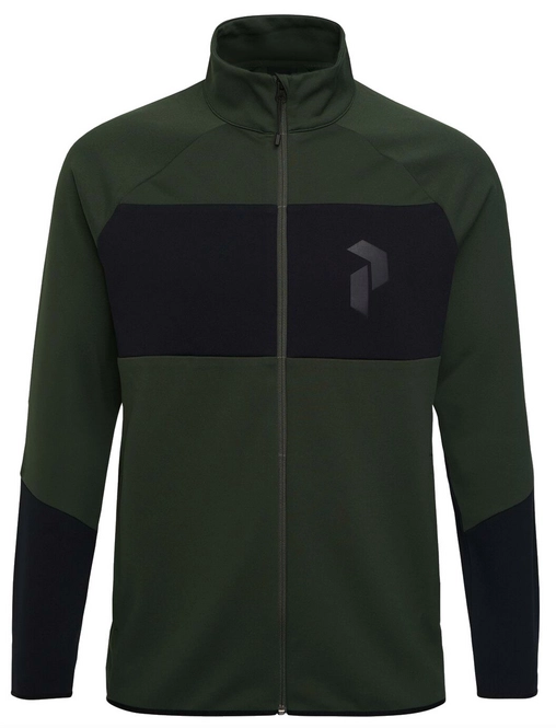 Sweatshirt Peak Performance Men Prem Zip Drift Green
