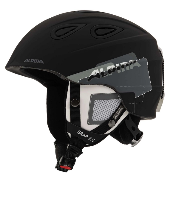 Ski Helmet Alpina Grap 2.0 Black Grey Matte