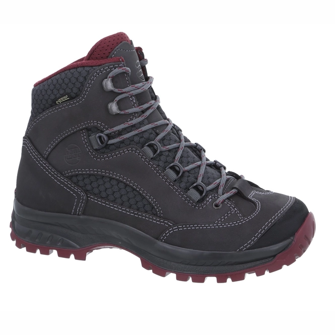 Walking Boots Hanwag Banks II Lady GTX Asphalt Dark Garnet