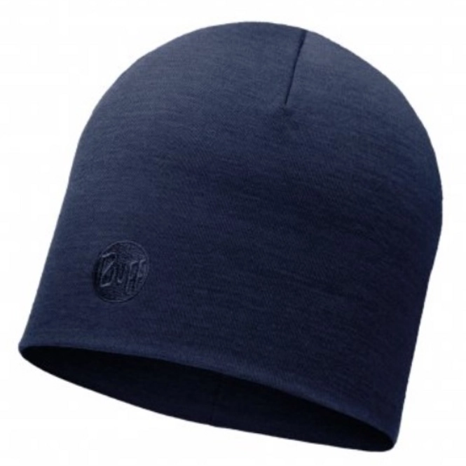 Beanie Buff Heavyweight Regular Merino Solid Denim