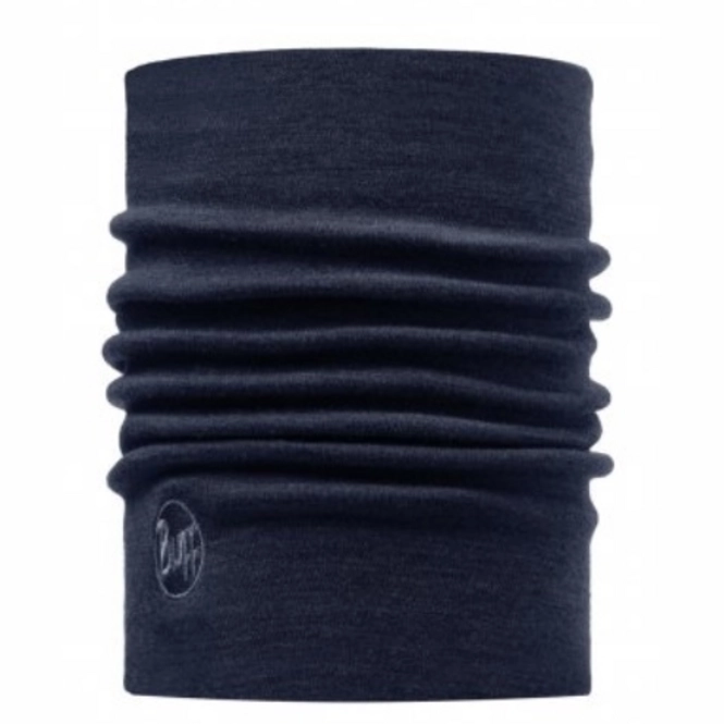 Neck Warmer Buff Heavyweight Merino Solid Denim