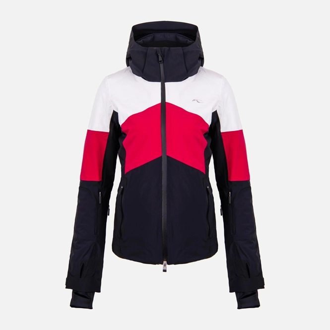 Ski Jacket KJUS Women Monarch Jacket Cranberry/Black