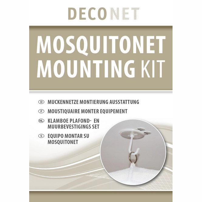 Adhesive Mounting Hook Deconet Mosquito Net (set of 6)