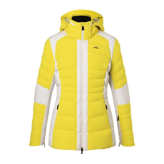 Ski Jacket KJUS Women Duana Buttercup White