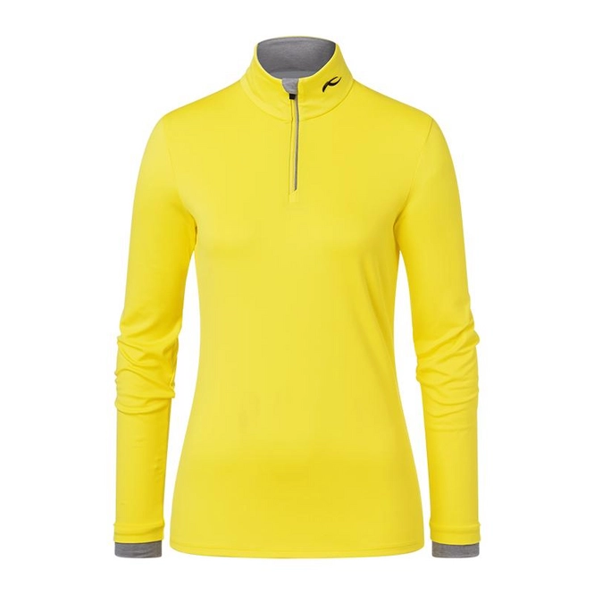 Ski Sweatshirt KJUS Women Feel Halfzip Buttercup