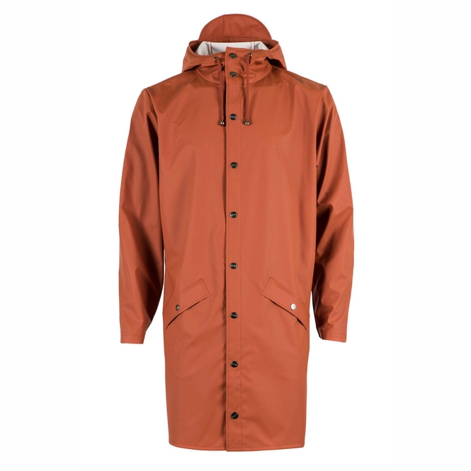 Raincoat RAINS Long Jacket Rust