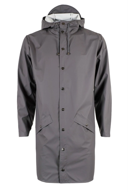 Raincoat RAINS Long Jacket Smoke