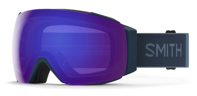 Ski Goggles Smith I/O Mag French Navy / ChromaPop Everyday Violet Mirror / ChromaPop Storm Rose