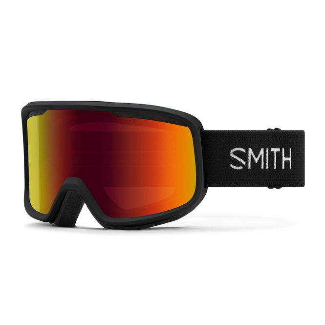 Ski Goggles Smith Frontier Black / Red SOLX Mirror