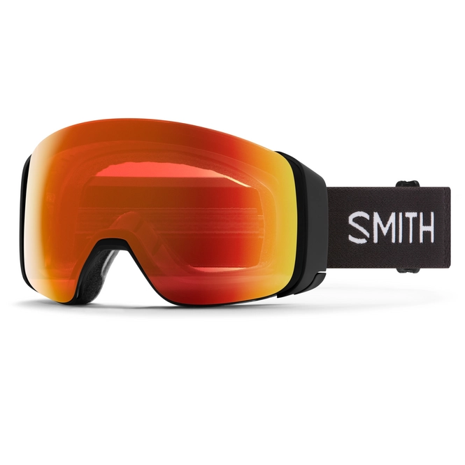 Ski Goggles Smith 4D Mag Black / ChromaPop Everyday Red Mirror / ChromaPop Storm Yellow Flash