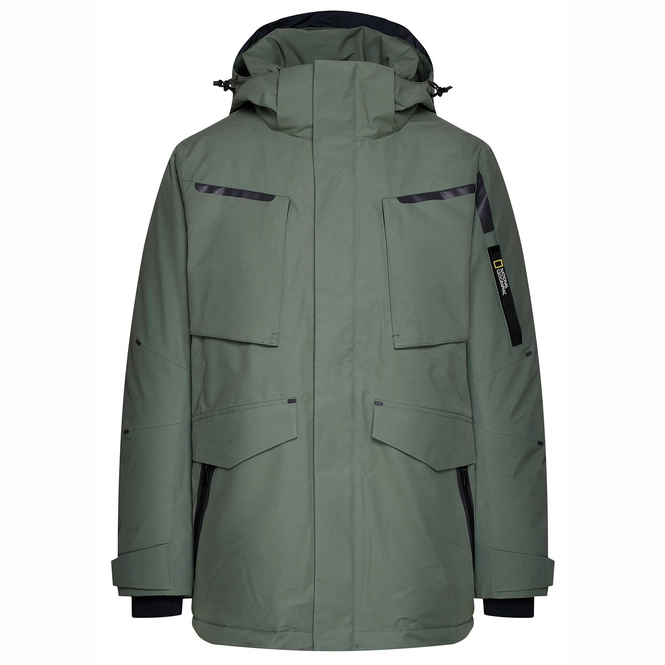 Jacket National Geographic Men Urban Tech Coat Thyme