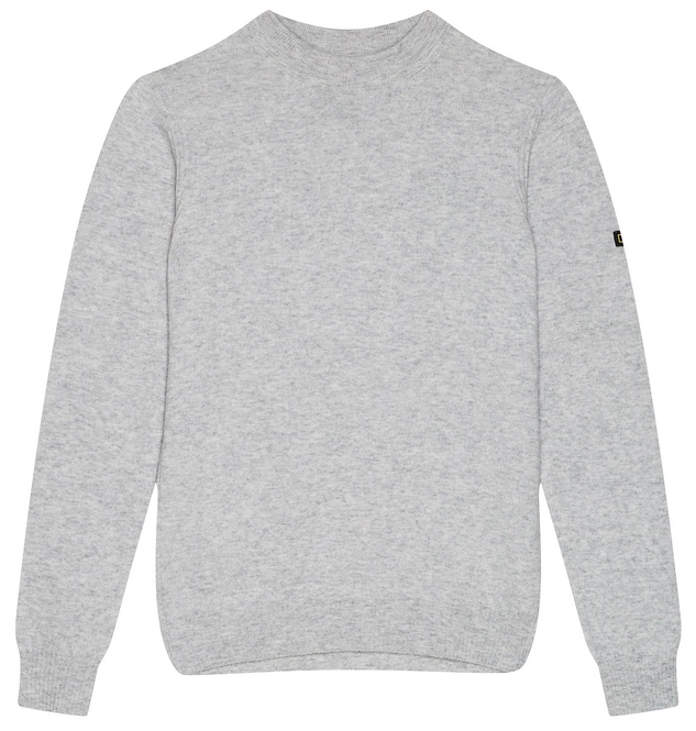 Jumper National Geographic Men Wool-Blend Crewneck Light Grey