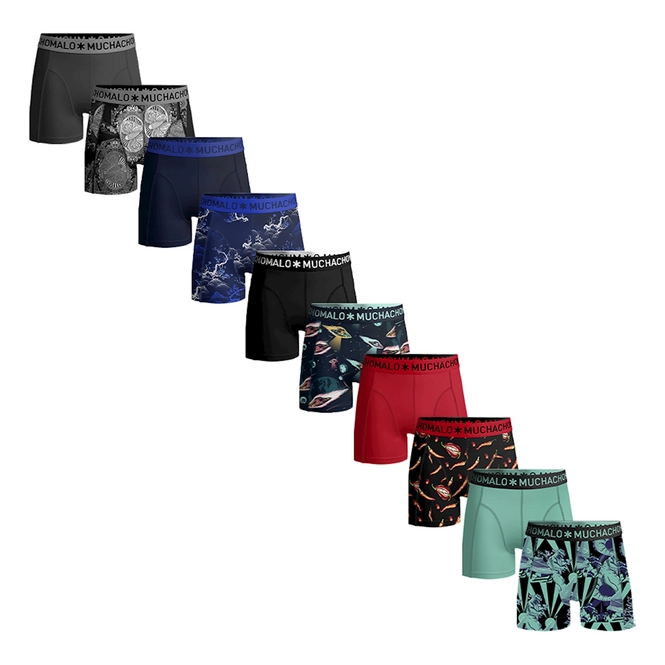 Boxers Muchachomalo Men Solid Print (10 pc)