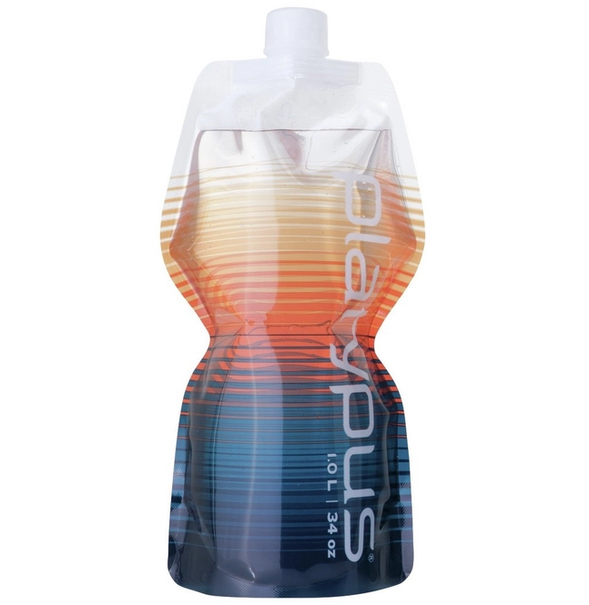 Water Pouch Platypus SoftBottle Closure Cap Red Stripe 1L