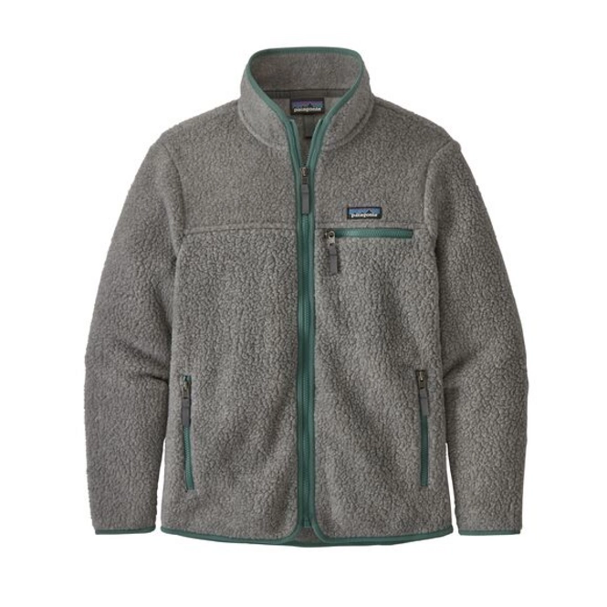 Zip Sweatshirt Patagonia Women's Retro Pile Jacket Salt Grey