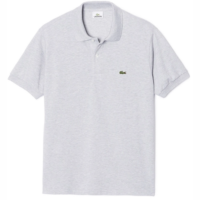 Polo Lacoste Men L1264 Classic Fit Silver Chine