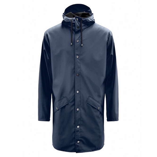 Raincoat RAINS Long Jacket Blue