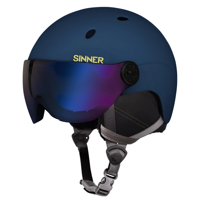 Ski Helmet Sinner Titan Visor Matte Dark Blue 2020