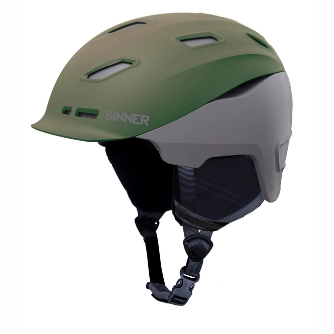 Ski Helmet Sinner Moonstone Matte Moss Green Dark Grey 2020