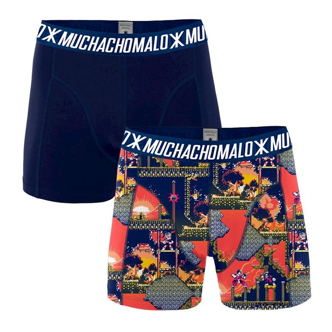 Boxers Muchachomalo Men Super Nintendo Print Blue (2 pc)