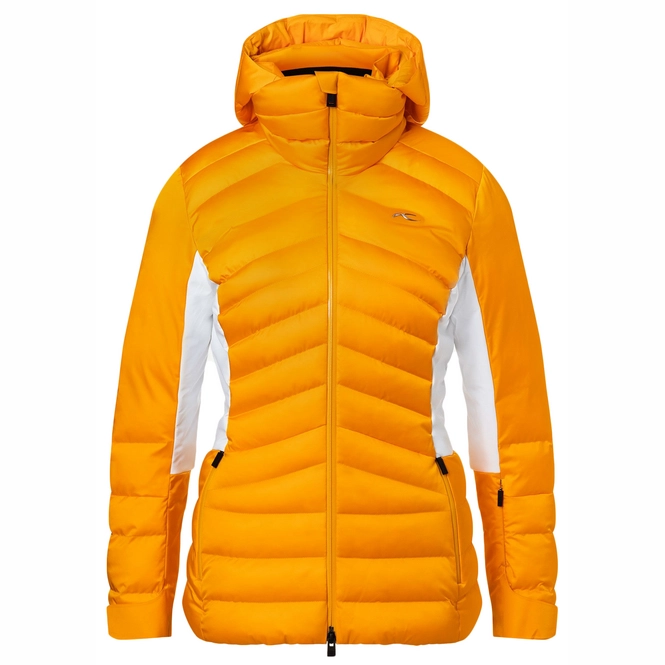 Ski Jacket KJUS Women Duana Gold Yellow White