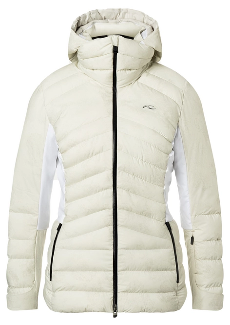 Ski Jacket KJUS Women Duana Pebble Rock White
