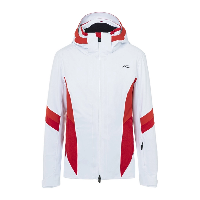 Ski Jacket KJUS Women Laina White Fiery Red