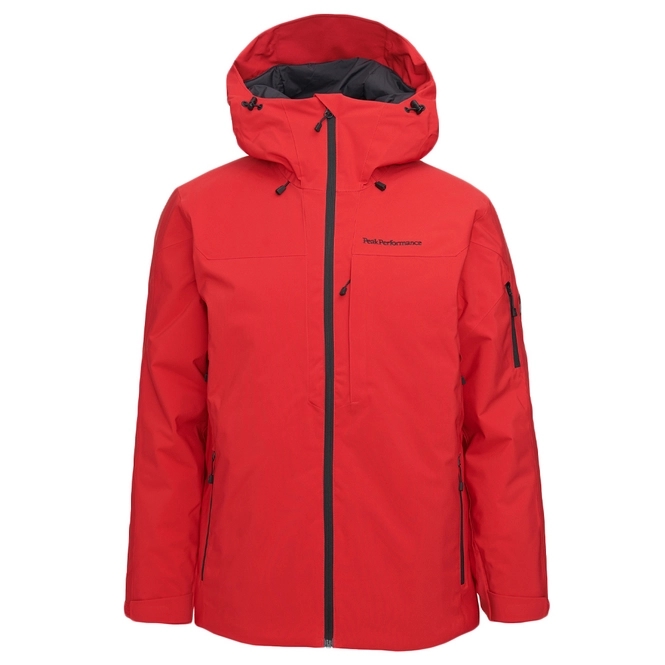 Ski Jacket Peak Performance Men Maroon The Alpine