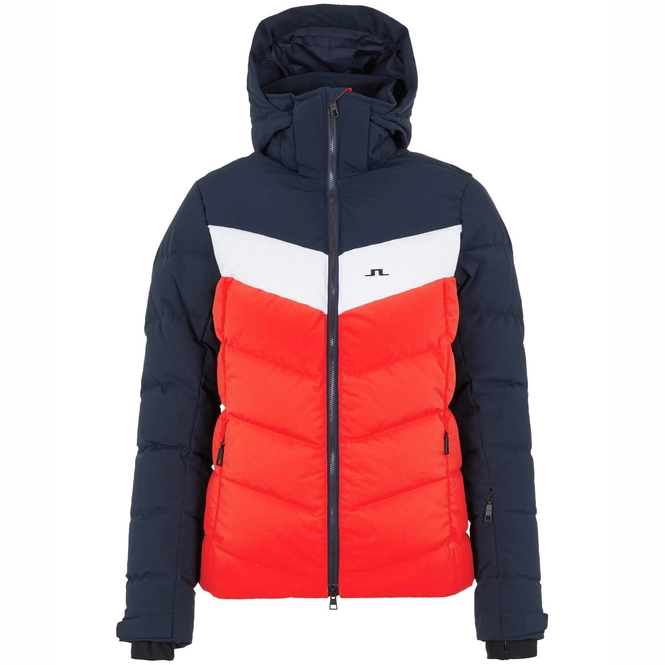 Ski Jacket J.Lindeberg Women Russel Down Racing Red