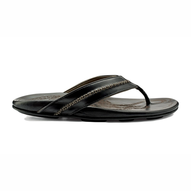 Flip Flops Olukai Men Mea Ola Black Black