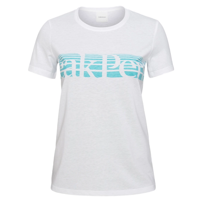 T-Shirt Peak Performance Womens Explore Tee Stripe PR White