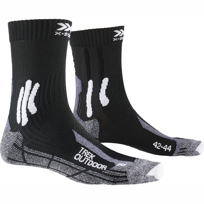 Walking Socks X-Socks Men Trek Outdoor Black Grey