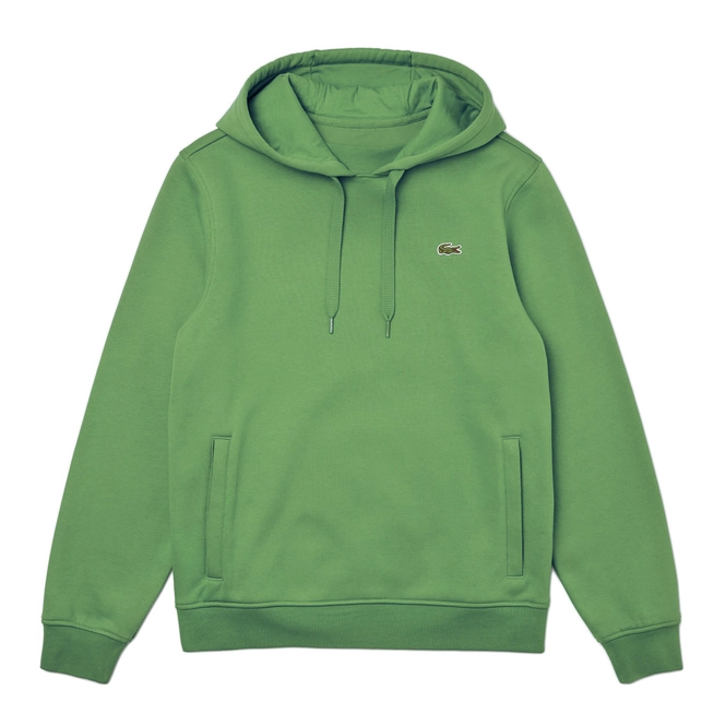 Hoodie Lacoste Men SH1527 Hooded Fleece Green