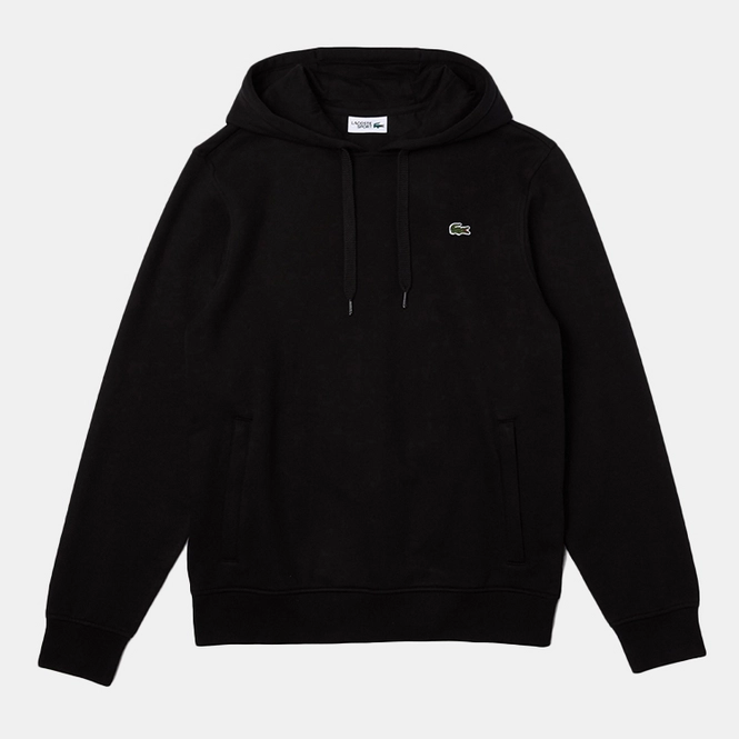 Hoodie Lacoste Men SH1527 Hooded Fleece Black