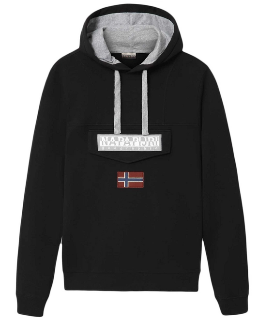 Hoodie Napapijri Men Burgee Summer 2 Black