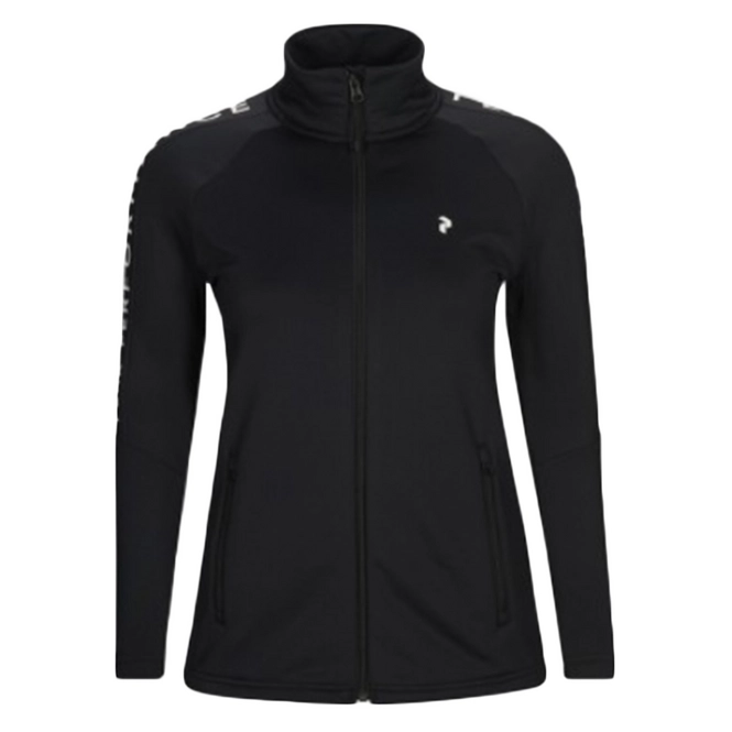 Sweatshirt Peak Performance Women Rider Zip Black
