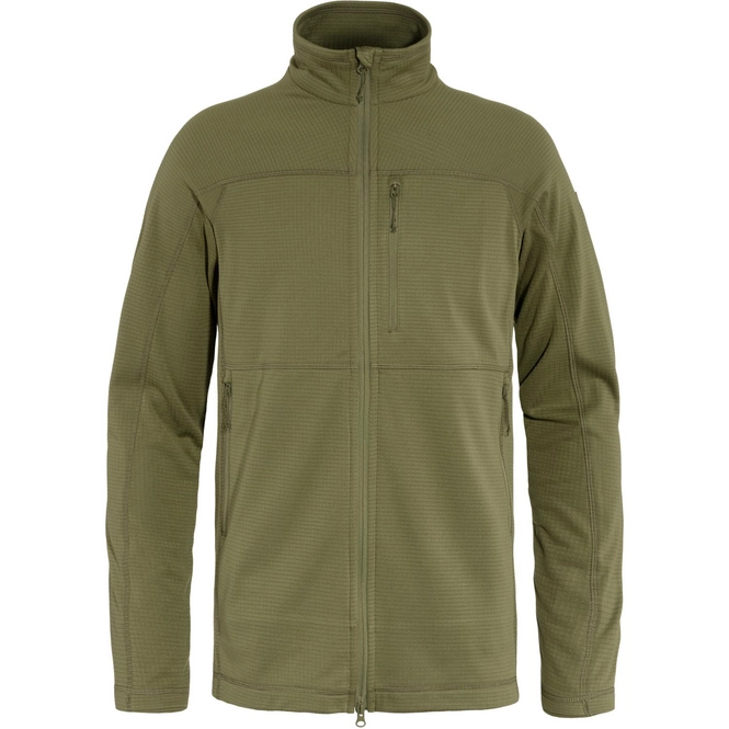 Cardigan Fjallraven Men Abisko Lite Fleece Jacket Green