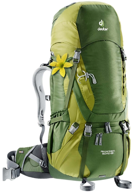 Backpack deuter Aircontact 50 + 10 SL Pine Moss