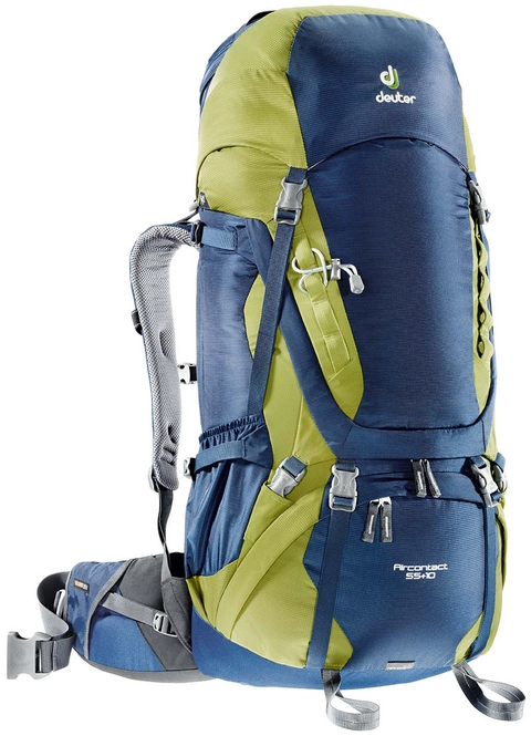 Backpack deuter Aircontact 55 + 10 Midnight Moss