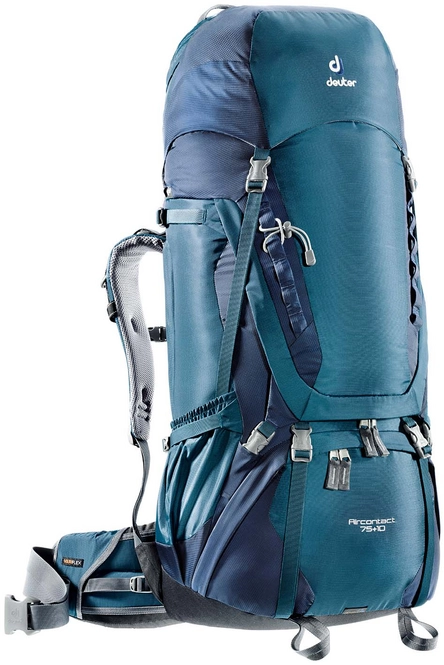 Backpack deuter Aircontact 75 + 10 Arctic Navy