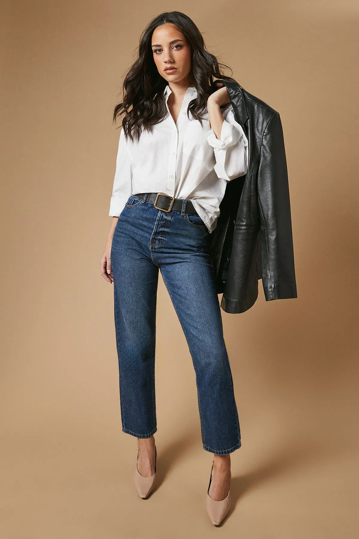 Bella Chisel Toe Slingback Medium Stiletto Heeled Shoes