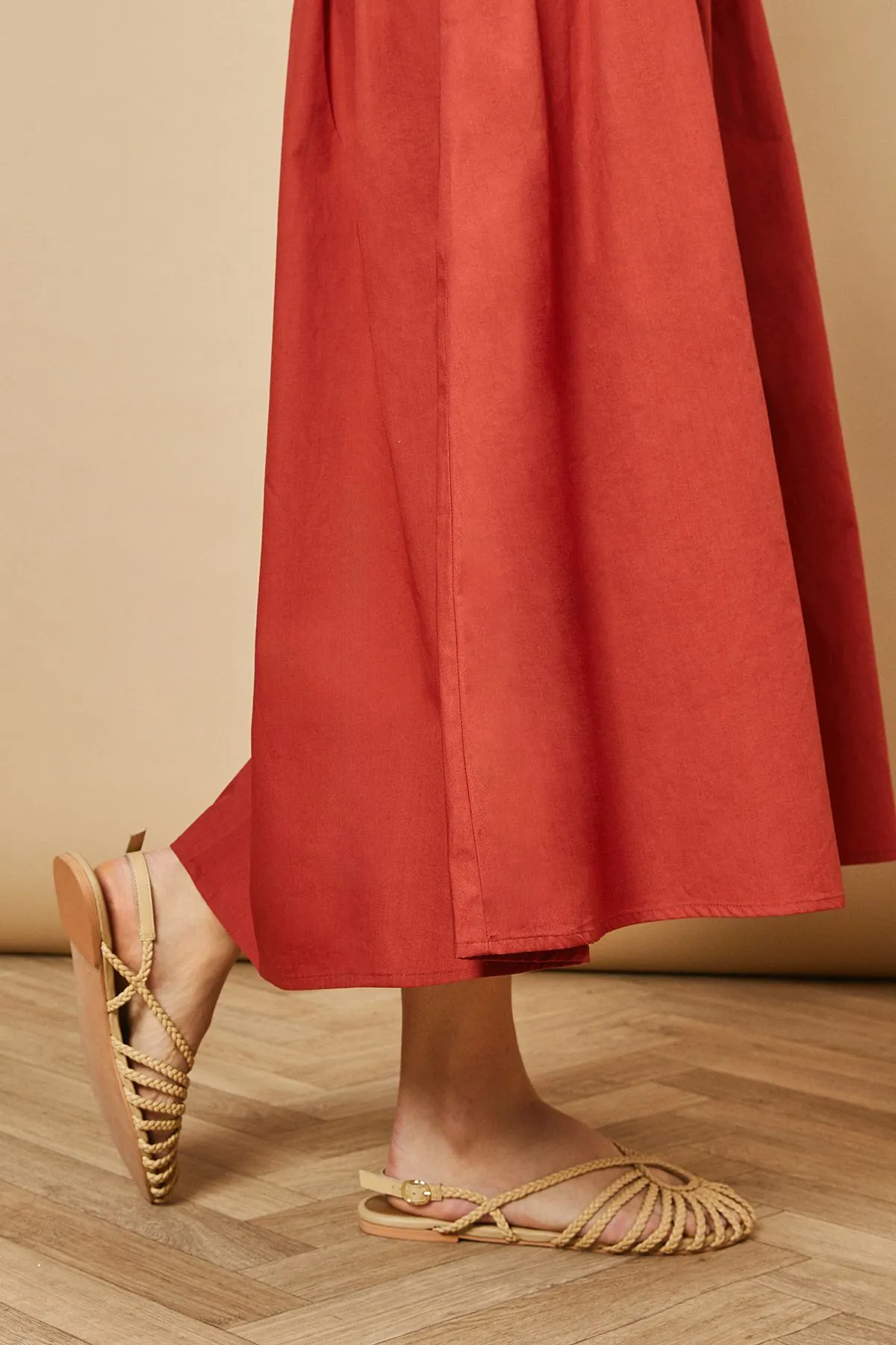 Lolitas Leather Plaited Closed Toe Flat Sandals