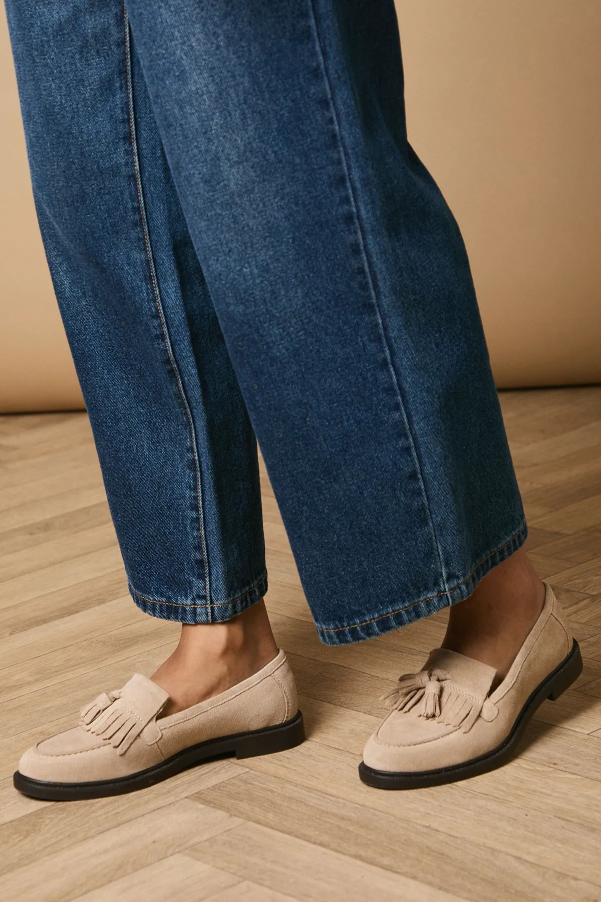 Brighton Suede Tassel Loafers