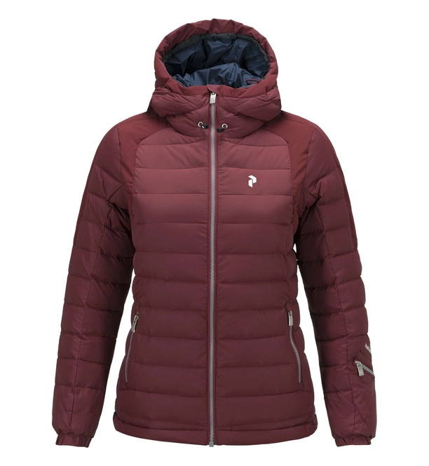 Ski Jacket Peak Performance Women Bagnes Cabernet