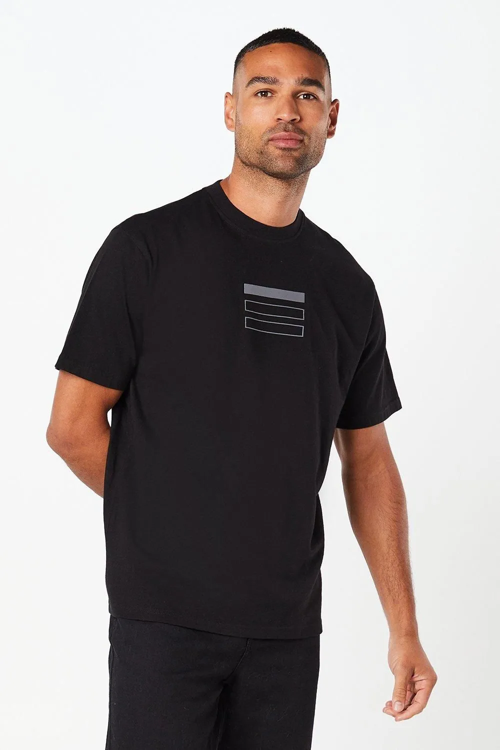 Black Block Graphic T-shirt
