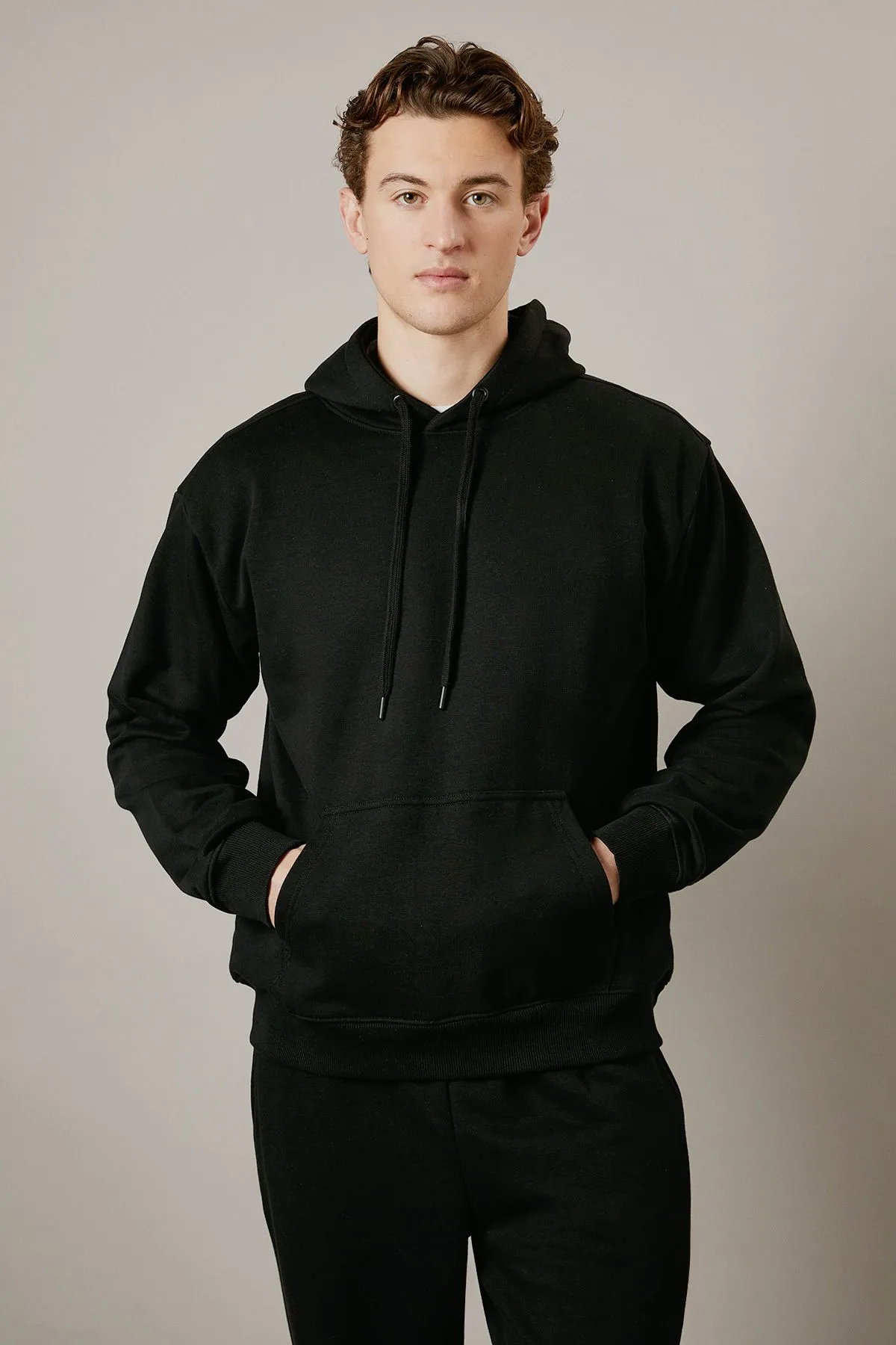 Black Overhead Hoody