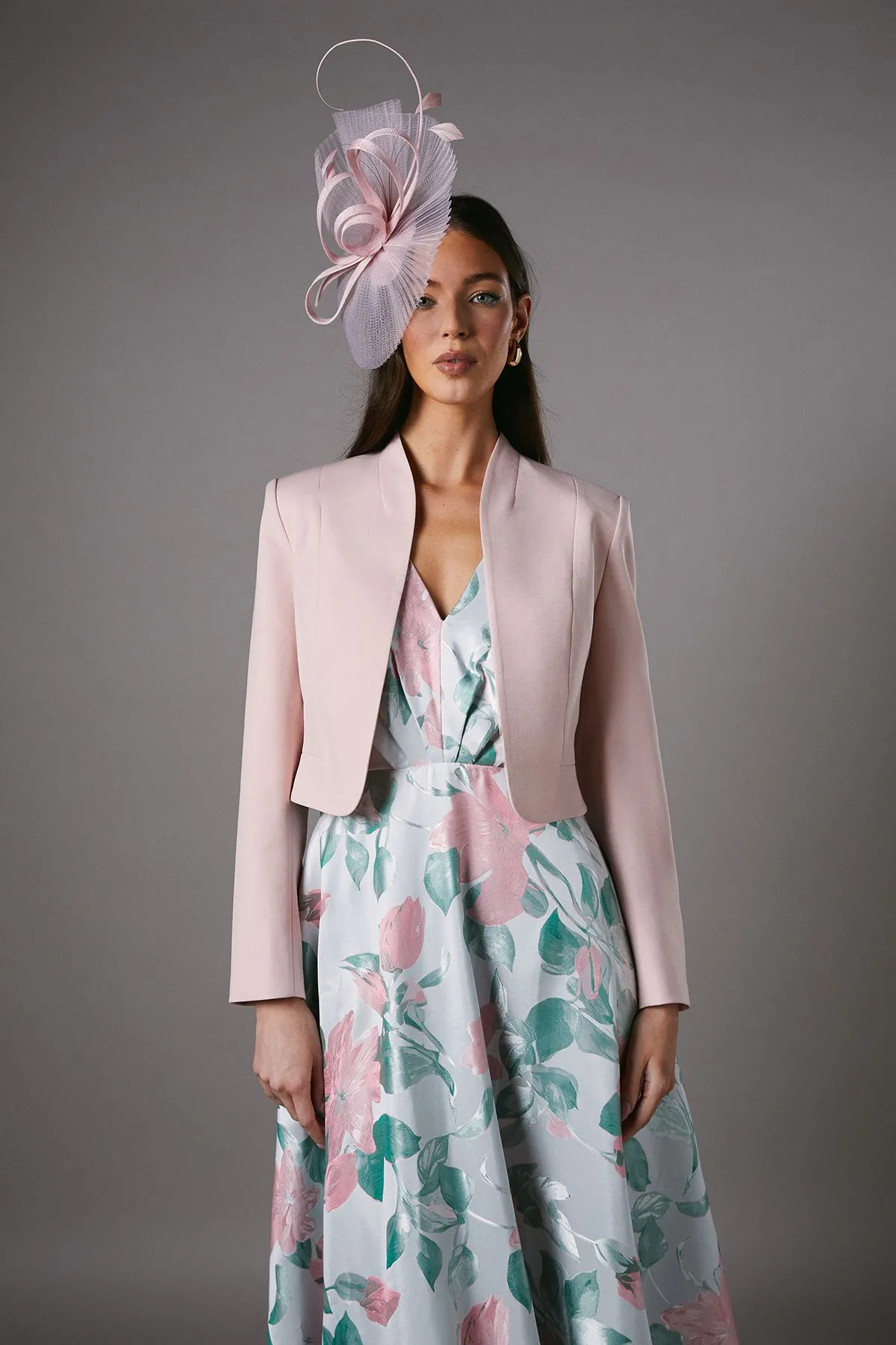 Bow Back Long Sleeve Jacket