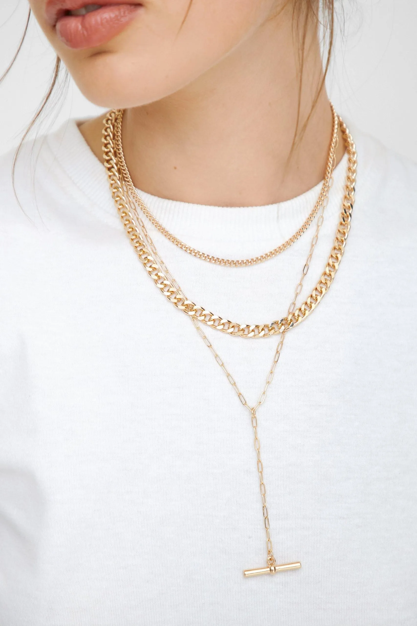 3 Layered Chain Necklace