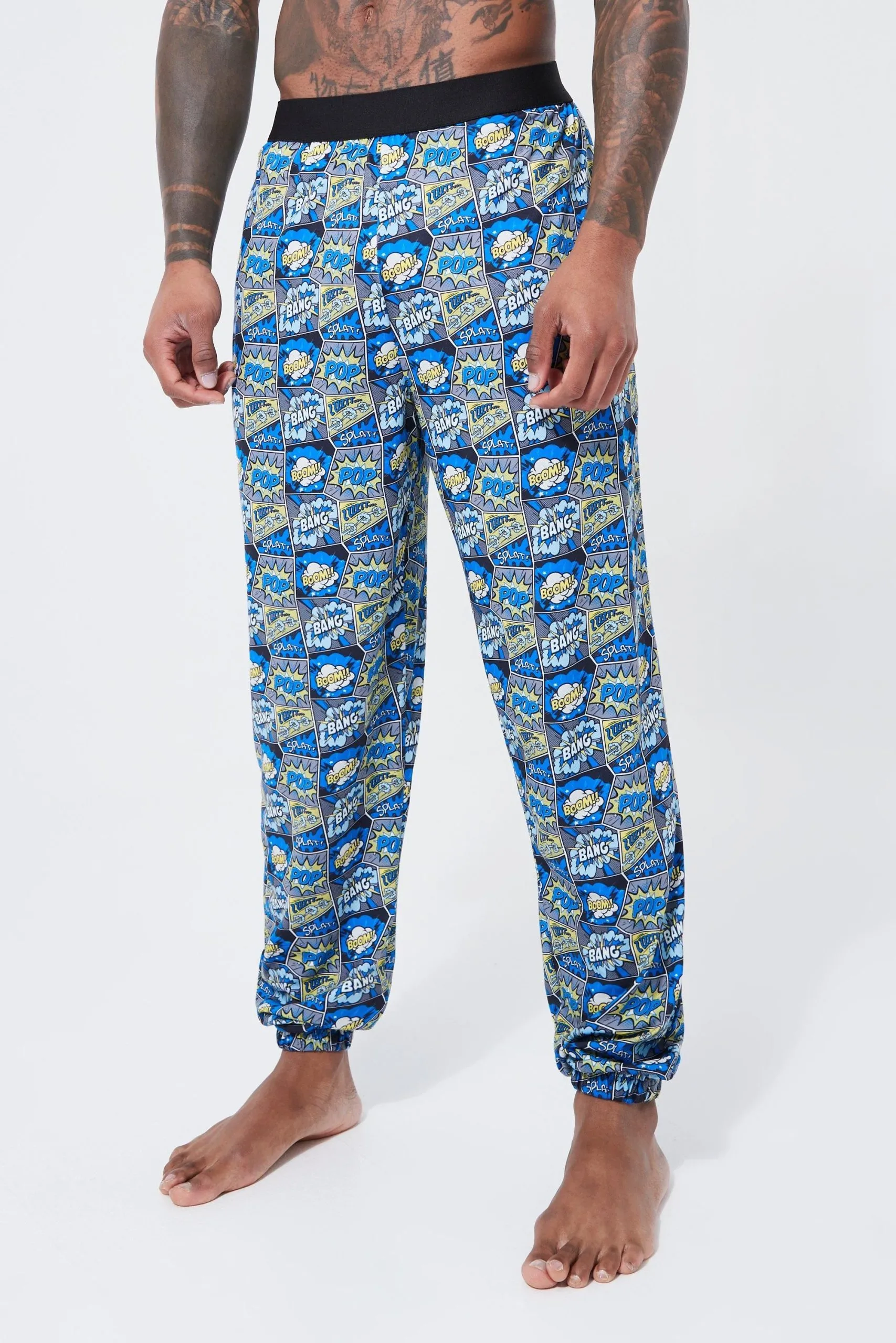 Cartoon Print Lounge Joggers