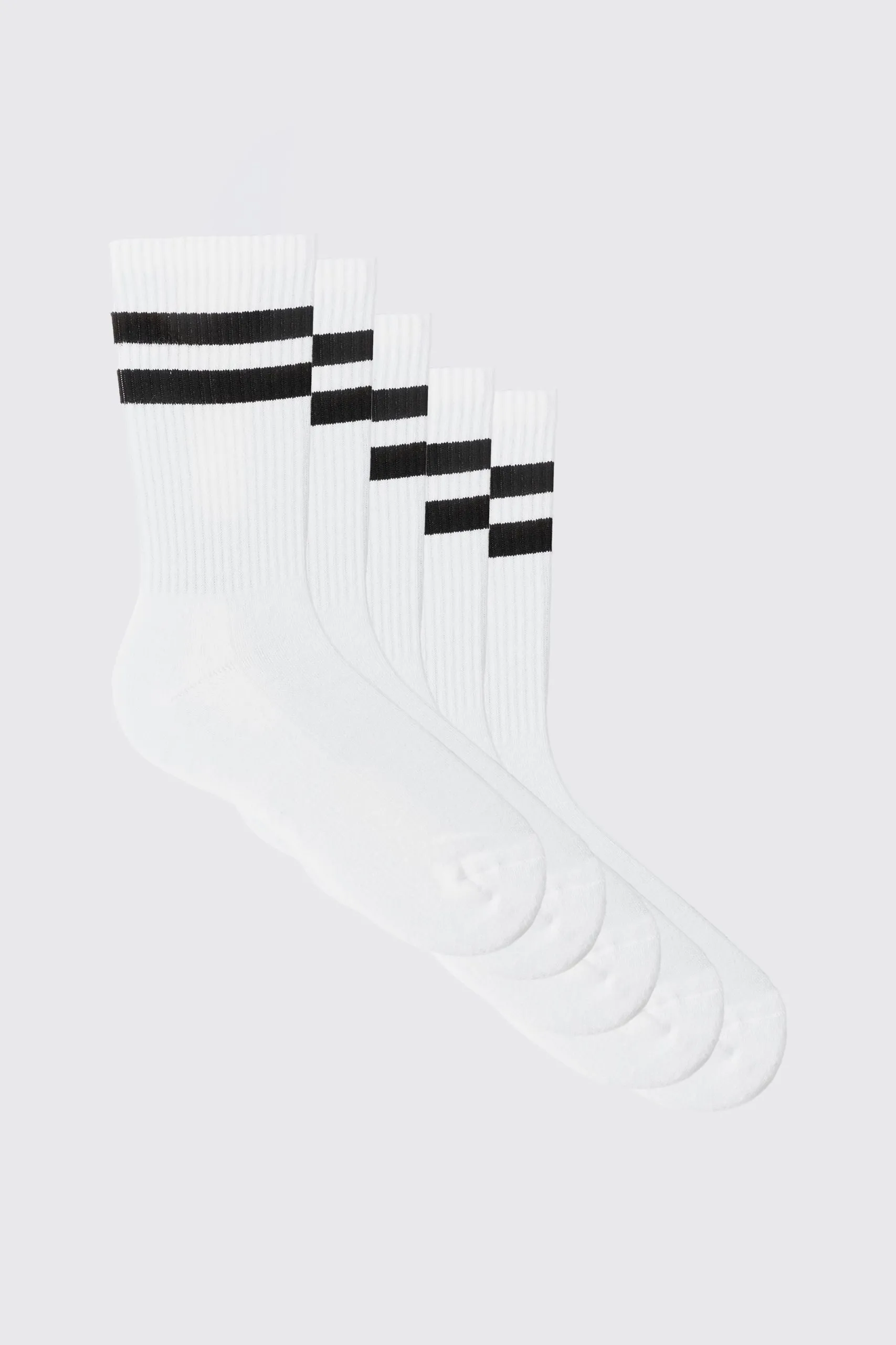 5 Pack Stripe Sport Socks